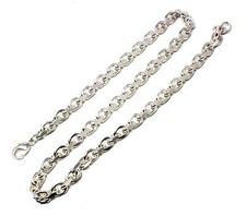 Collana catena Ancora placcata argento gioielli uomo donna regalo girocollo