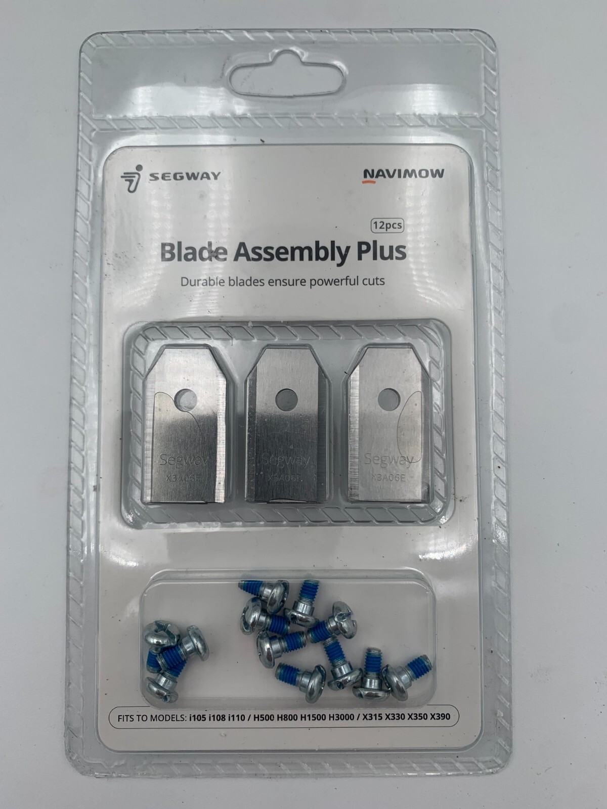 SEGWAY ROBOT NAVIMOW KIT LAME ALTA RESISTENZA DI RICAMBIO 12 PEZZI PER TUTTI