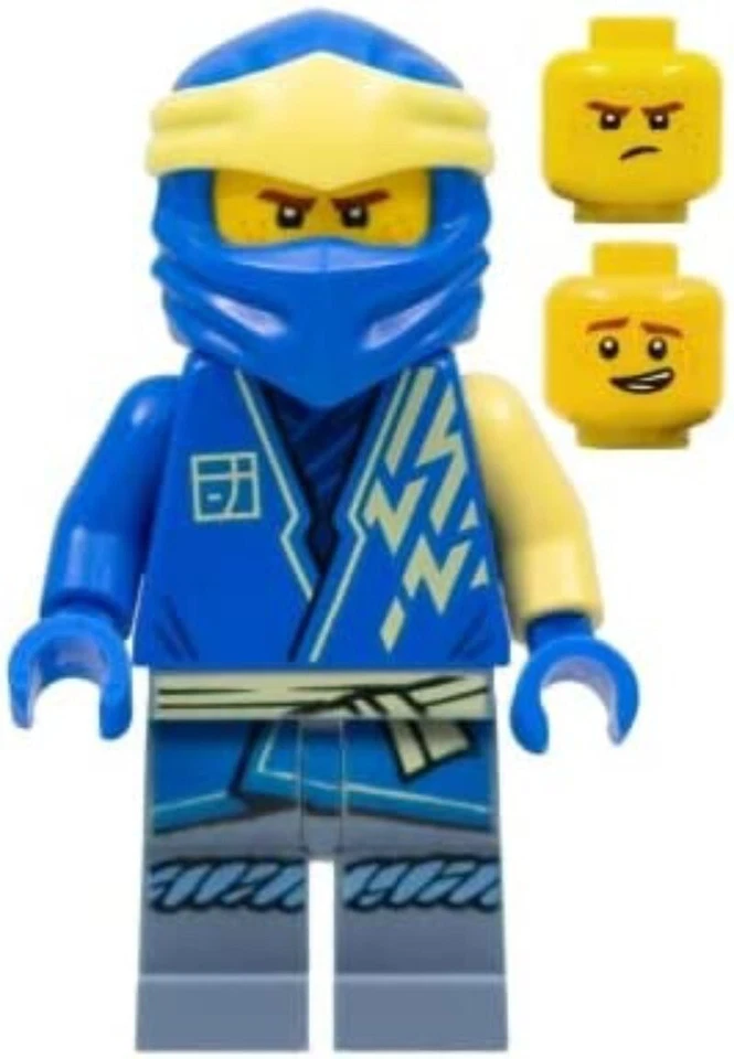 LEGO Ninjago Core Blauer Ninja Jay Minifigur Mit Katana - Bild 4 von 4