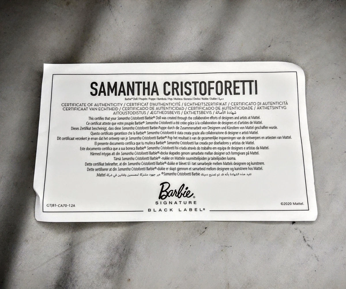 Barbie samantha sales cristoforetti prezzo