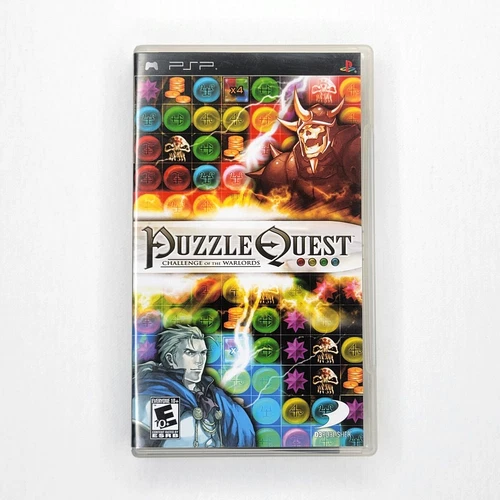 Puzzle Quest Challenge of the Warlords Sony PSP Complete & Tested CIB