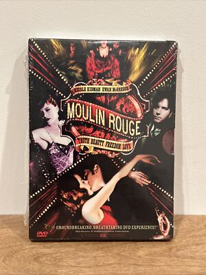 Moulin Rouge (2001) DVD's BRAND NEW 2-Disc Nicole Kidman Baz Luhrmann SEALED