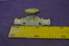 ANCIEN DÉCOR FERRONNERIE POIGNÉE APPUI DE FENÊTRE BALCON GÂCHE LYS FER FORGE  