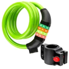 2PACK Security 4 Digit Combination Bike Cable Lock with Mounting Bracket