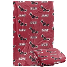 Saint Josephs University Logo Pattern Silky Touch Super Soft Throw Blanket