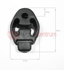 Auspuff Gummi für FORD FIESTA FOCUS FUSION TRANSIT