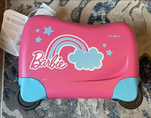 Samsonite Barbie Kids Suitcase Pink Hard Shell Dream Rider - Picture 1 of 13