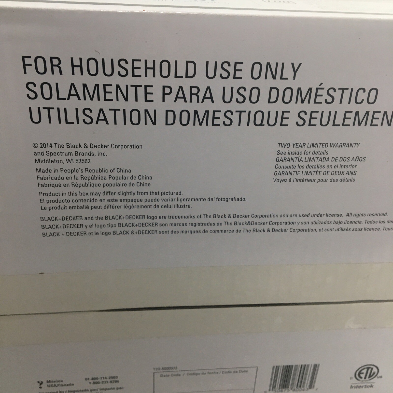 Black & Decker Spacemaker Toaster Oven TROS1000D Under New in