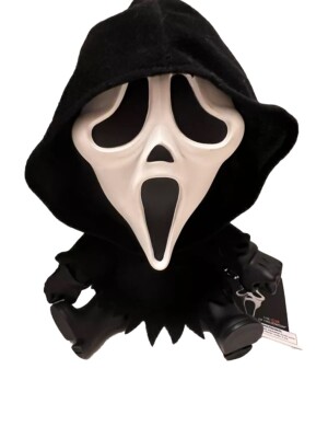 Ghost Face Halloween Roto Phunny 8''Glow Plush Scream Fun World Div.Easter Unlmtd