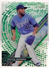 Kelvin Herrera 2017 Topps High Tek GREEN RAINBOW Parallel #'d 23/99 - ROYALS