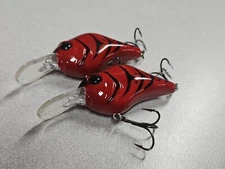 (2) Bill Lewis MR-6 Crankbaits...Blood Craw!!!