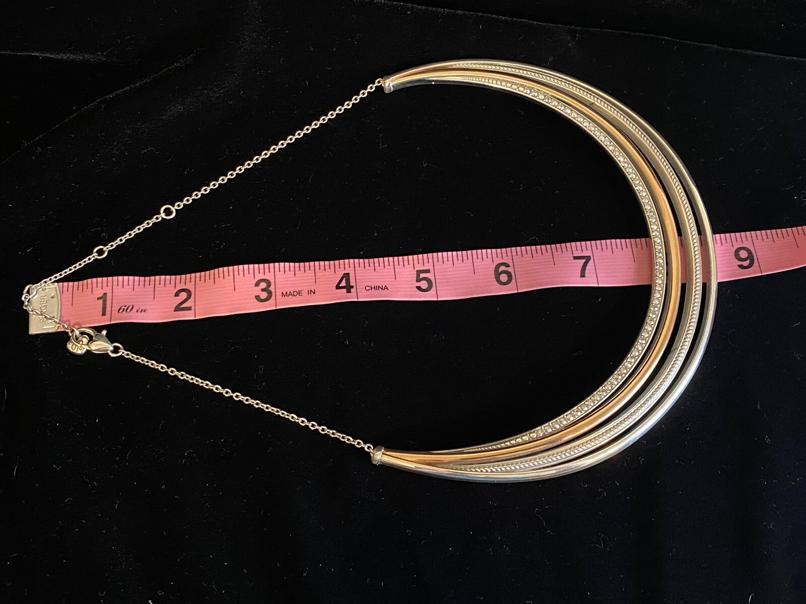 Brighton Collar Statement Silver & Goldtone Neckl… - image 6