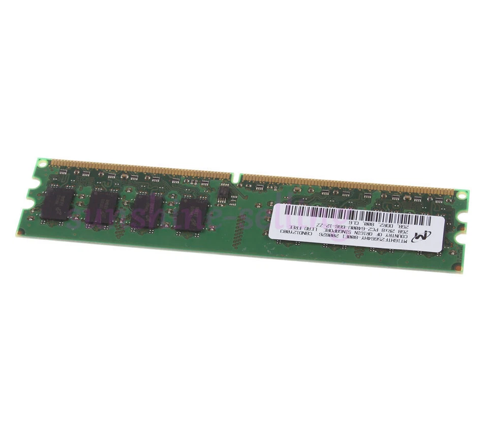 Micron 4 GB DDR2 RAM 2X 2 GB PC2-6400 800MHz DIMM Desktop Memory Low density CL6 - Image 4 of 4