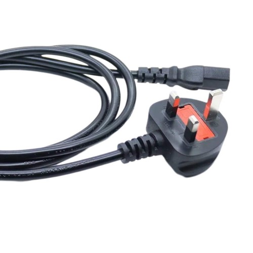 Big UK Plug Computer PC Power Cord 3 Pin Cable, Length:1.5m, 1.5m - Afbeelding 5 van 10
