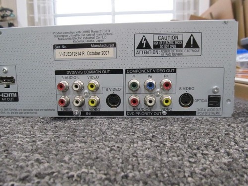 Panasonic DMR-EZ47V DVD VCR Combo Recorder Black / Renewed with 1 Year Warranty. - Picture 5 of 10