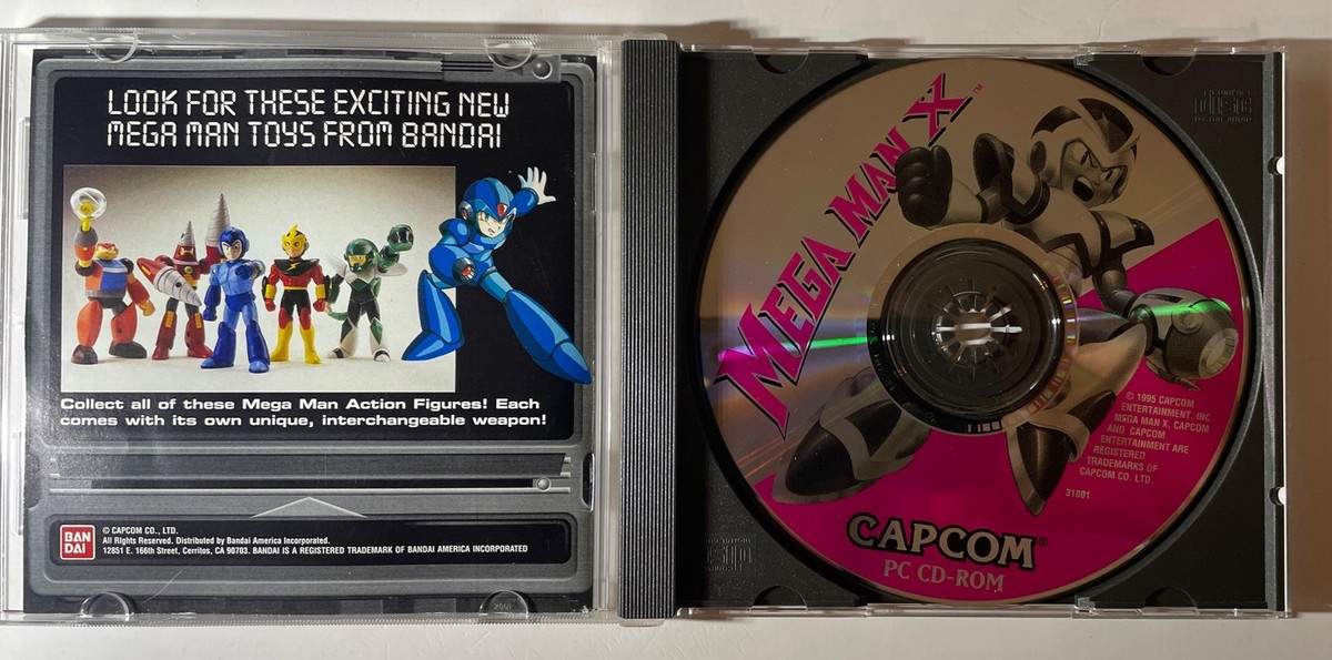 Mega Man X Big Box PC Game CD-ROM 1995 Box CIB 100% Complete