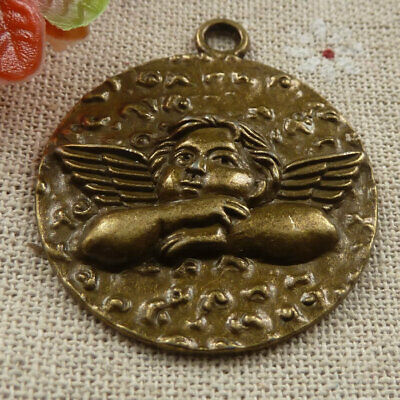 20pc Antique Bronze angel Pendant Charms Accessories Bead wholesale  PL308 