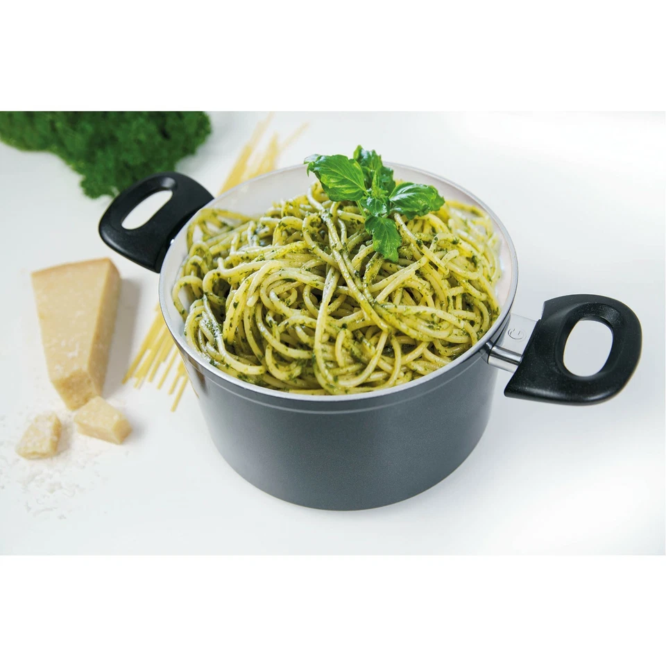 Genius Cerafit Magic Pot Topf, Sieb u. Deckel 24cm,3 tlg. Zustand: gut - Bild 3 von 4