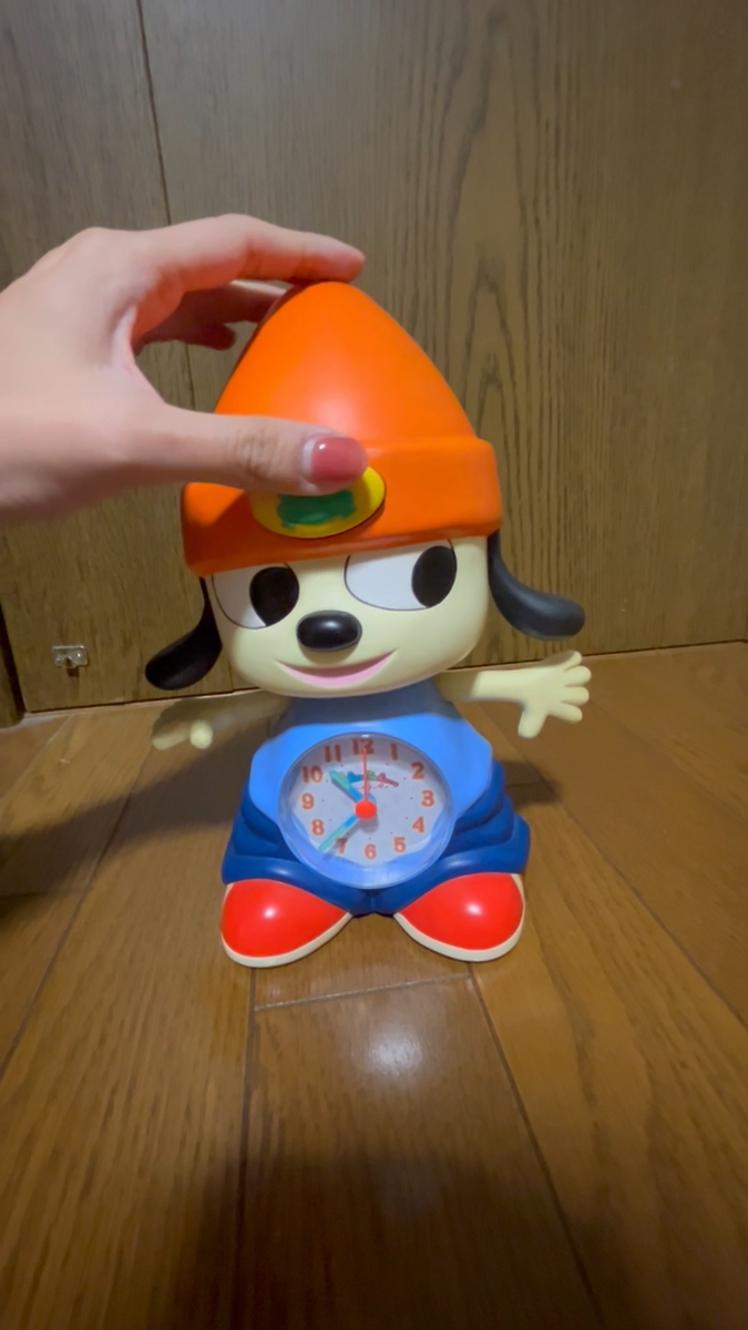 PaRappa the Rapper Rhythm music alarm clock Figure Quartz used | eBay
