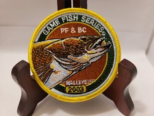 Game Fish Series PF & BC Walleye 2003 Pennsylvania Fish & Boat Commission Patch