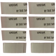 Supertape Mini Tabs Straight Cut  72 Strips by True Tape.