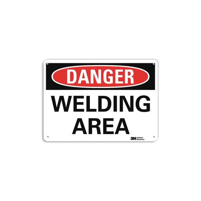 LYLE U3-2074-NP_14X10 Danger Sign,10 inx14 in,Plastic 44UN46