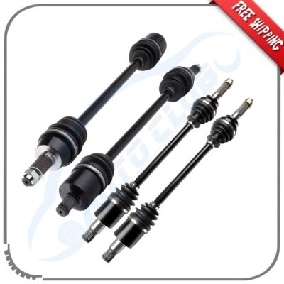4PCS Front Rear Right Left CV Axles For Polaris RZR 4 800 S 800 2010-2014