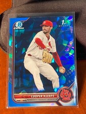2022 Bowman Chrome Draft Sapphire Cooper Hjerpe 1st Prospect #BDC-95 Cardinals