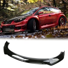 Front Bumper Lip Splitter Spoiler Body Kit Glossy For Ford Fiesta MK5 Mk7 MK7.5