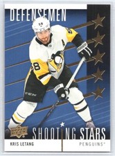 2019 Upper Deck Kris Letang #SSD-4    Shooting Stars Pittsburgh Penguins