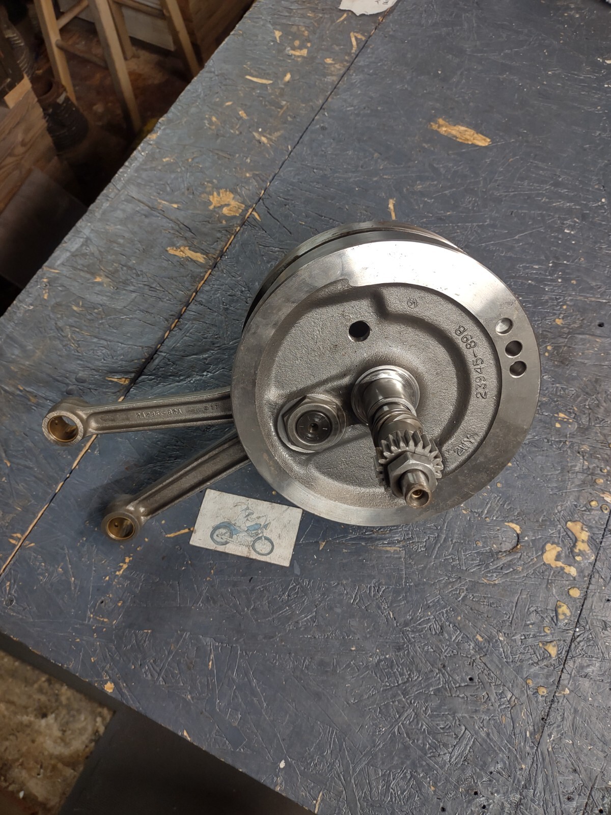 Harley Evo Crank Late OEM Crankshaft 9299 Stock 2394589B 2429682A 2429282A eBay