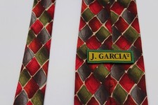  1289  J. GARCIA MEN'S TIE 100 SILK MADE IN CHINA