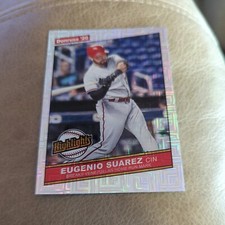 2020 Donruss Baseball Eugenio Suarez - Cincinnati Reds Silver Highlights #H-11