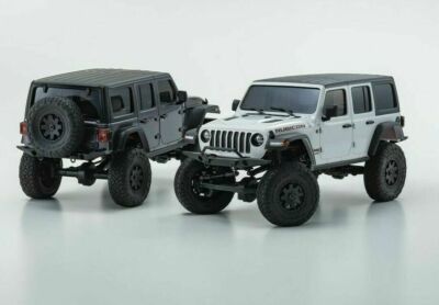 Kyosho RC 1/28 Mini Z JEEP WRANGLER Rubicon Ready Set WHITE -RTR