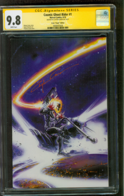 Cosmic Ghost Rider 1 CGC 9.8 SS Clayton Crain Virgin Ed Variant 9