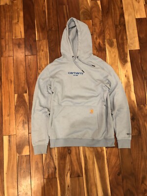 Light Blue Women s Carhart Hoodie Size Medium