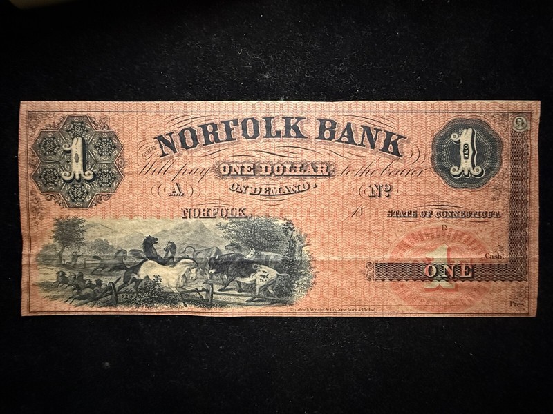 Norfolk Bank Norfolk Connecticut $1 18__  — NT1683