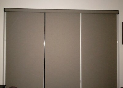 **NEW**3-PANEL*Premium Light Filtering Motorized Shades -106 3/4 Wide w/REMOTE