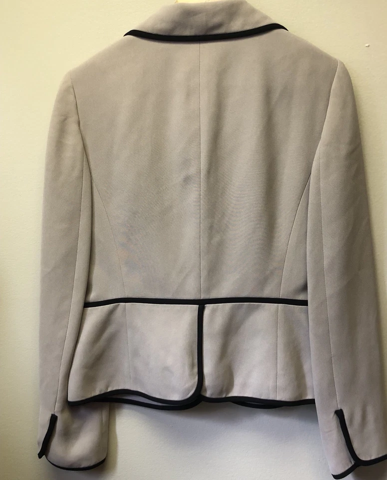 Blazer Traje Chaqueta Casual Corner Annex Petite Beige Talla 8 Foto 4 de 4