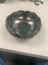 Ancienne assiette quadruple bol à pieds argent Victor 