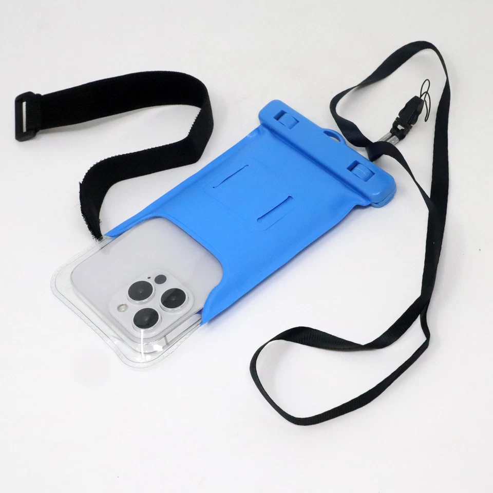 2X custodia impermeabile+armband fascia SPLASH per OnePlus One mare piscina CC1 - Immagine 4 di 4