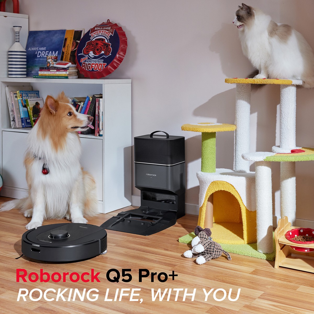 roborock Q5 Pro+    値下げ中 Roborock Q5 Pro+ Self-Empty Robot Vacuum and Mop, 5500Pa