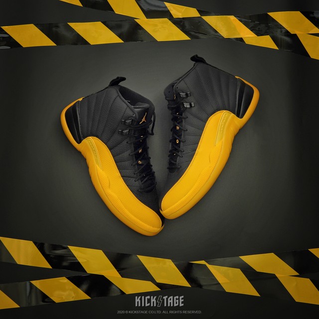 black yellow retro 12