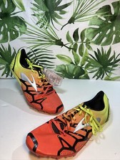 NEW Brooks 2 QW-K Running Spike Shoes Trainers Lace Low Top M9 W10.5 Orange