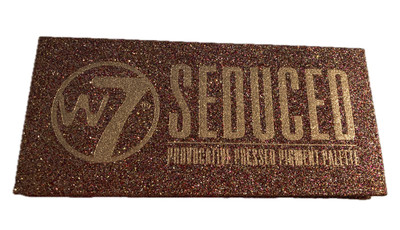 NEW W7 SEDUCED  14 Shades Eyeshadow Palette Double End Brush  .. from England