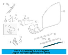 Mercedes-Benz C-Klasse W204 Einstiegsleisten vorne links außen A2046804735
