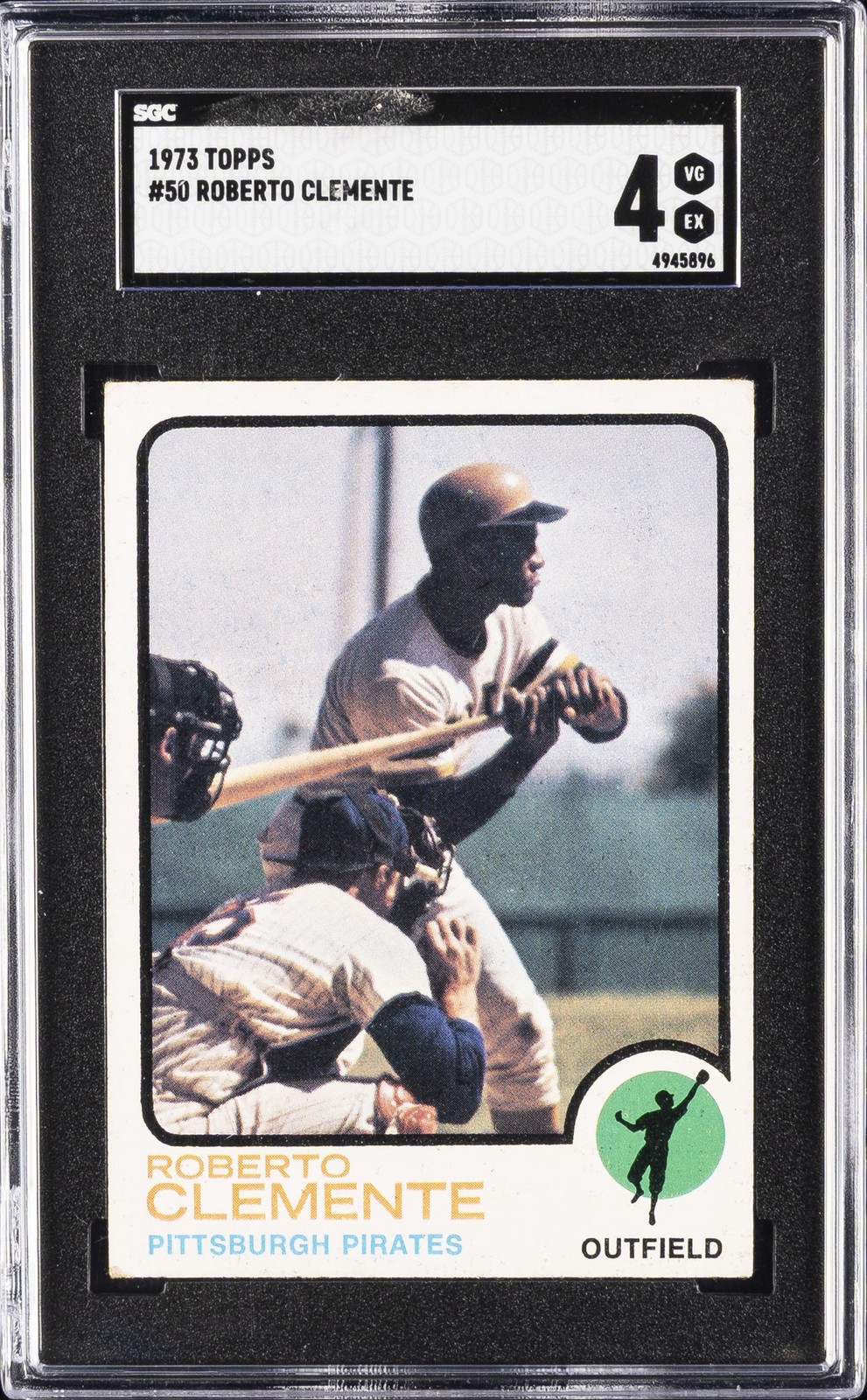 1973 TOPPS ##50 ROBERTO CLEMENTE SGC 4