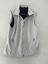 Port authority Women's Fleece-Lined Vest with Zip Pockets White Size L
