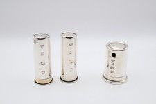 Set Cruet Novità Argento Sterling Vintage di Qualità Punzonato Birmingham 1988
