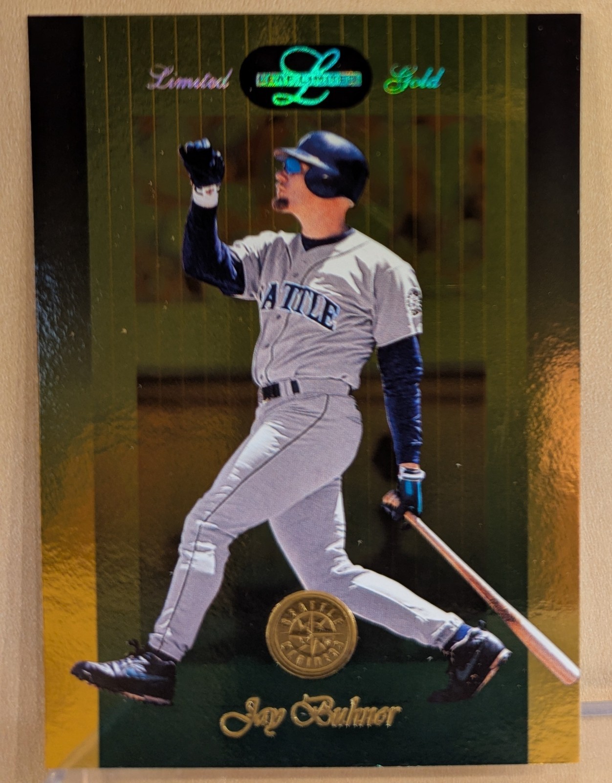 1996 Leaf Limited GOLD #69 Jay Buhner Mariners RARE GOLD FOIL PARALLEL